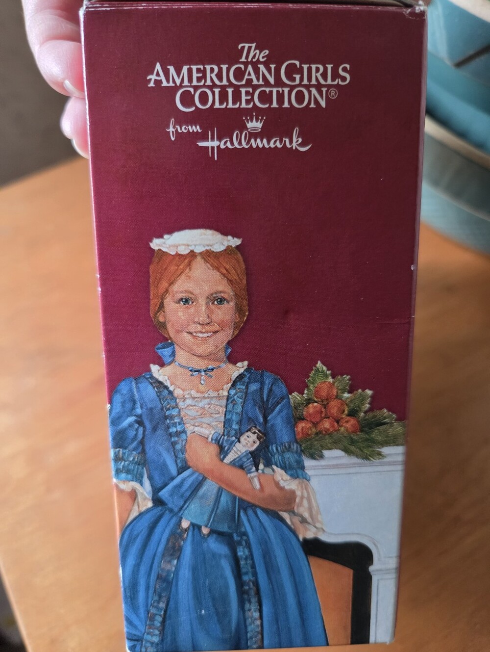 Hallmark Ornament Felicity American Girl 1774 Figurine in Blue Dress - Picture 4 of 5